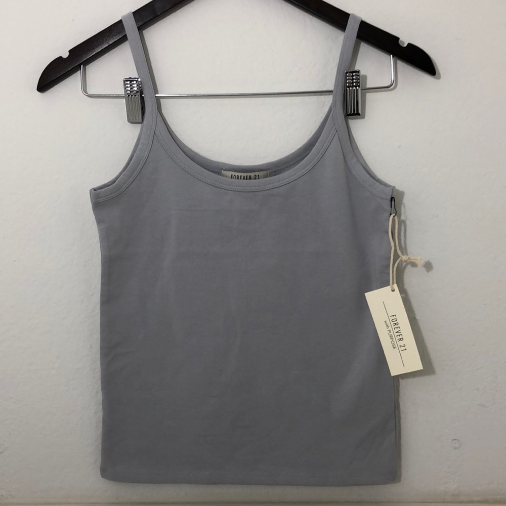 Gray Forever 21 Tank Cami Essential